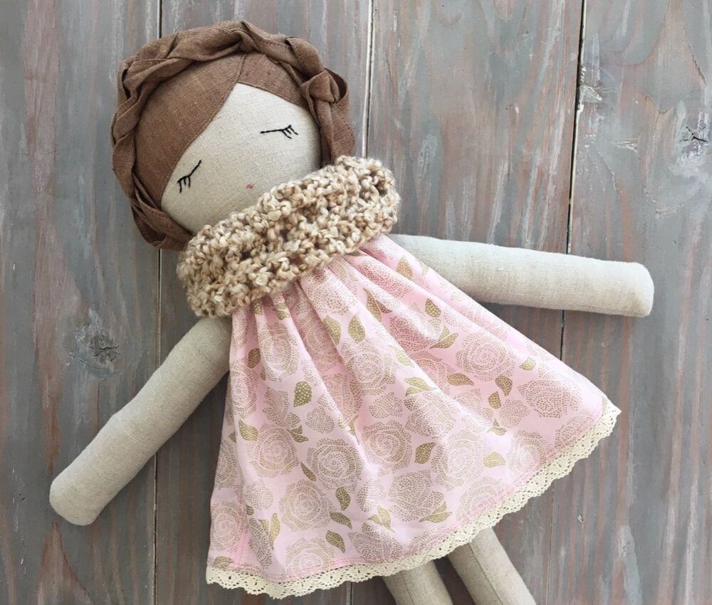 Handmade baby doll