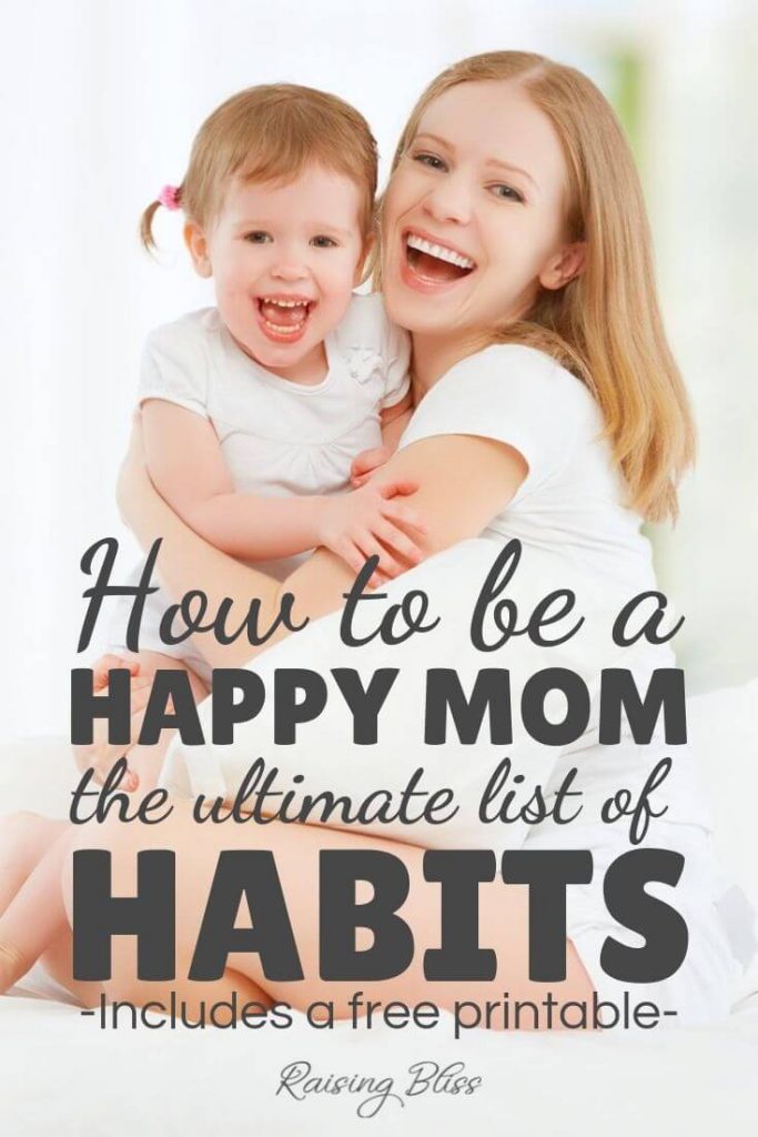 Laughing mom with little girl Being a happy mom the ultimate list of habits