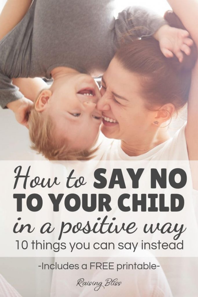 Happy mom playing with little boy how to say no to your child positively