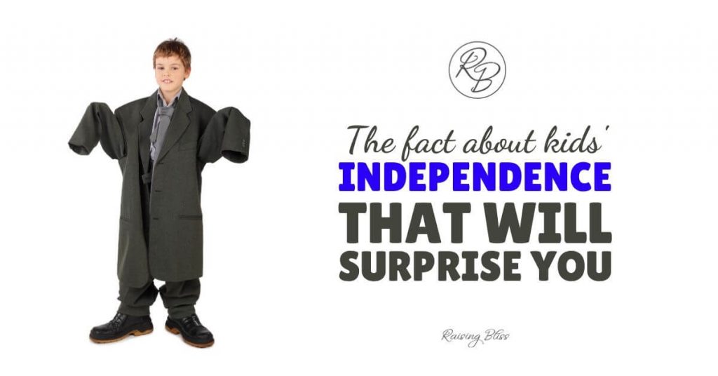 Little boy in big clothes The fact about kids independence that will surprise you