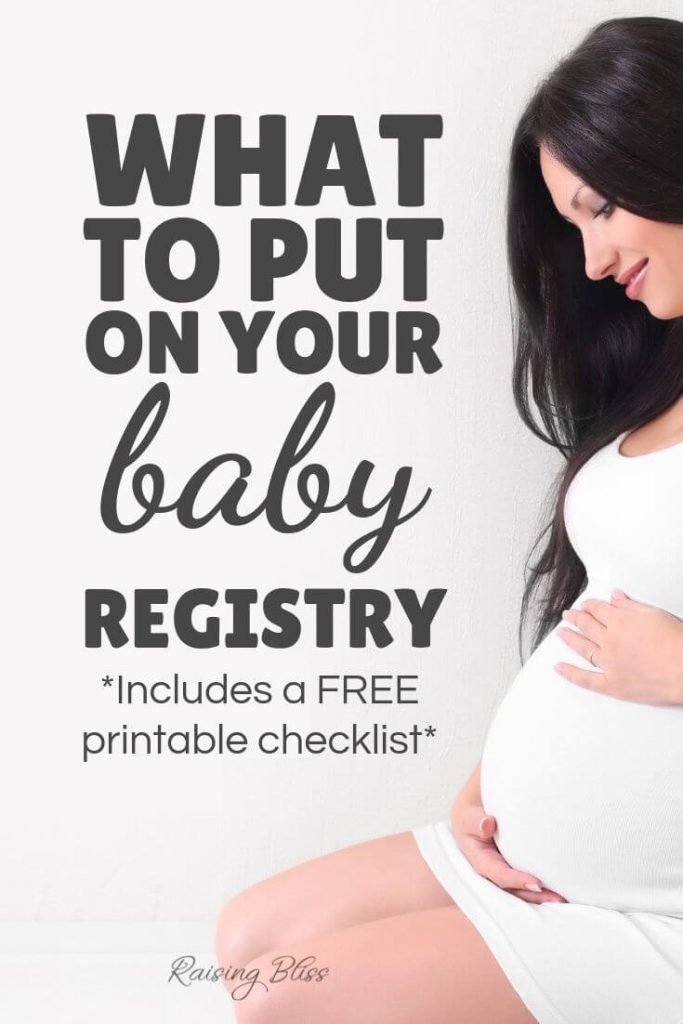 What to have on your baby registry checklist by raisingbliss