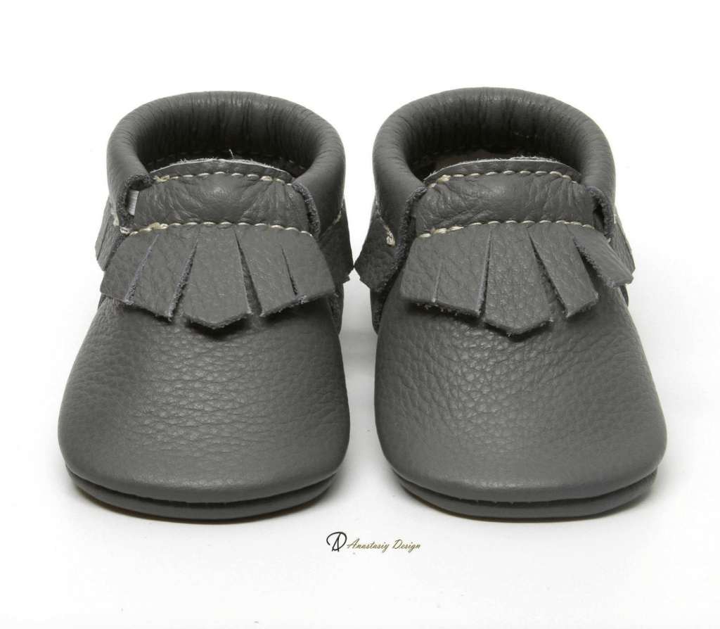 leather baby moccasins