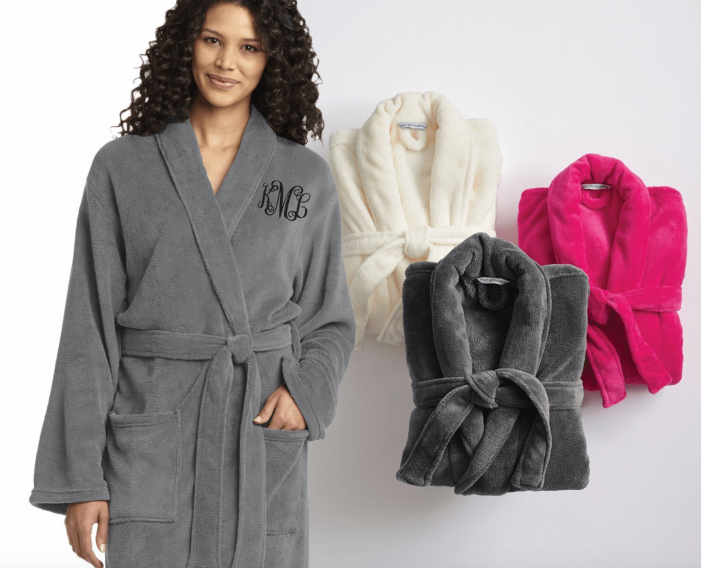 personaized bath robe for mom